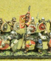 Early medieval war games figures sculpted/cast to old fashioned true 15m  standards. Size: 15rmm tall